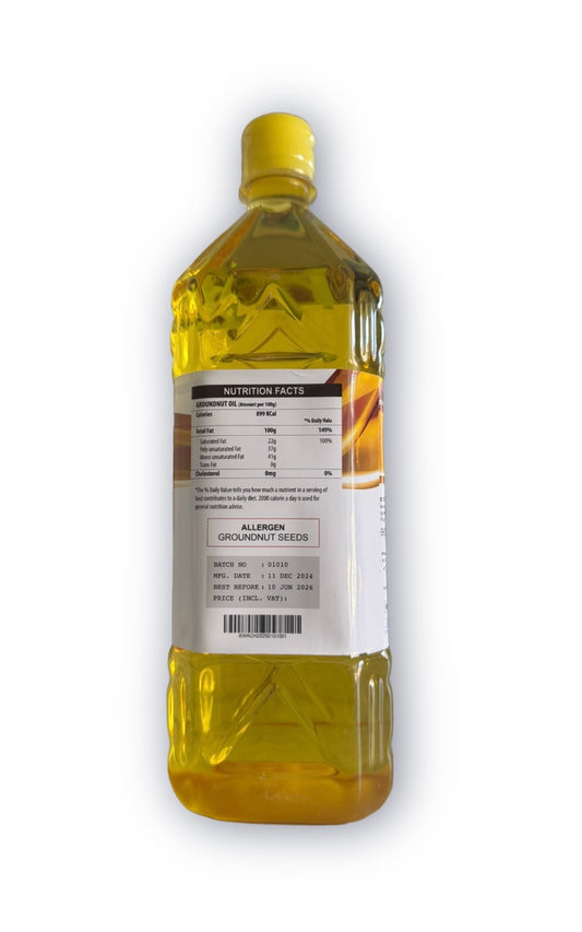 Nala Maharaja Wood Pressed Groundnut Oil - 1 litre