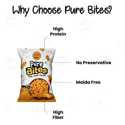 Pure Bites Millet Ribbon Pakoda 125g