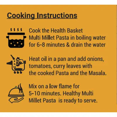 Health Basket MULTI MILLET PASTA 90GMS