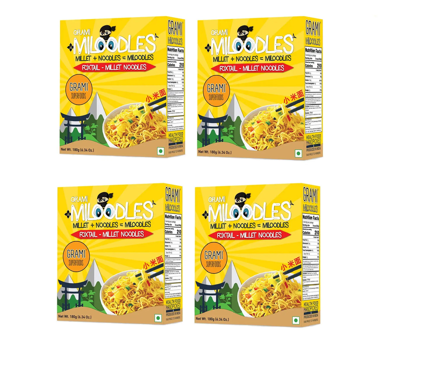 Grami Foxtail Millet Noodles 180G (pack of 1)