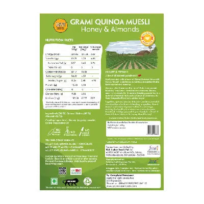 GRAMI HONEY AND ALMONDS MUESLI – 180g (pack of 2)