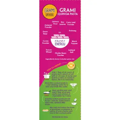 GRAMI Quinoa Penne PASTA (PACK OF 1)
