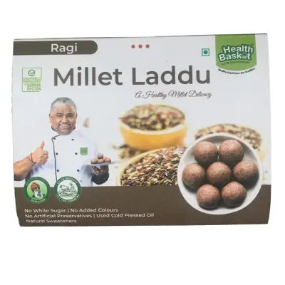 Health Basket Ragi MIllet Laddu (6 Nos)