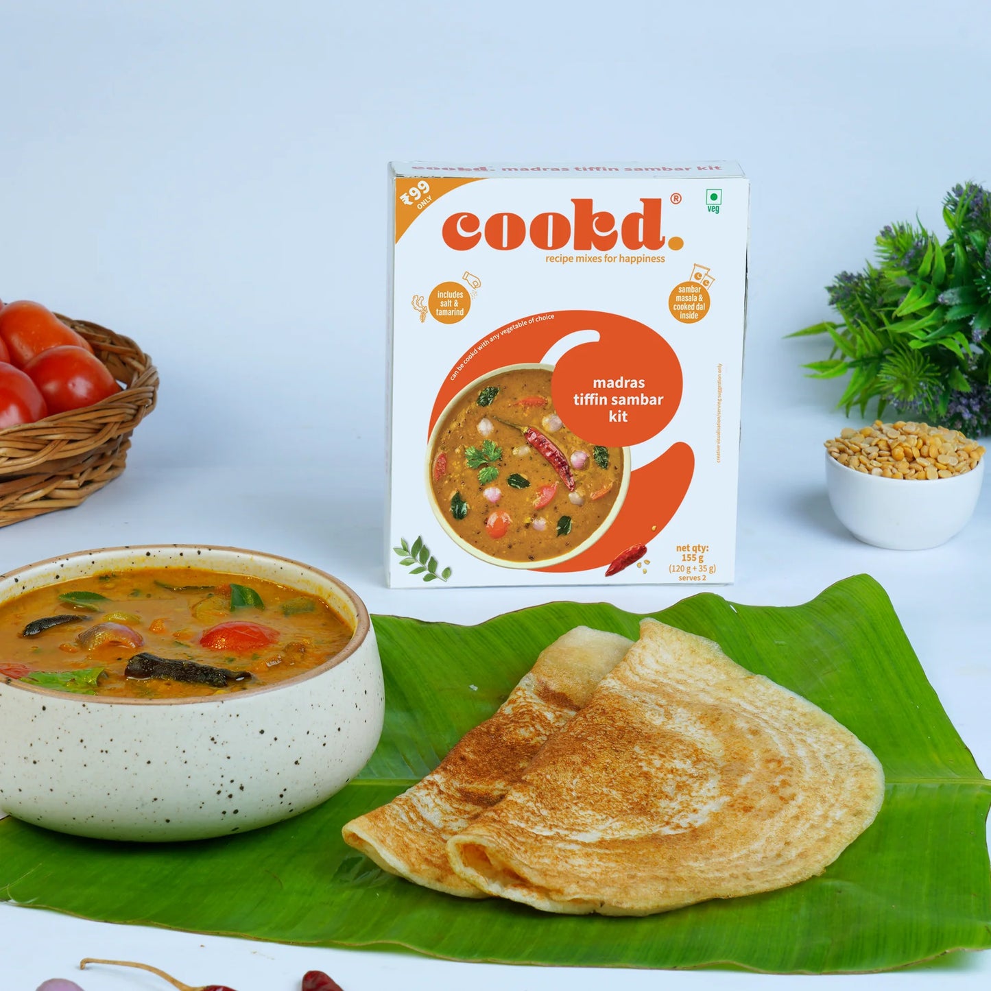 Cookd - Madras Tiffin Sambar Masala