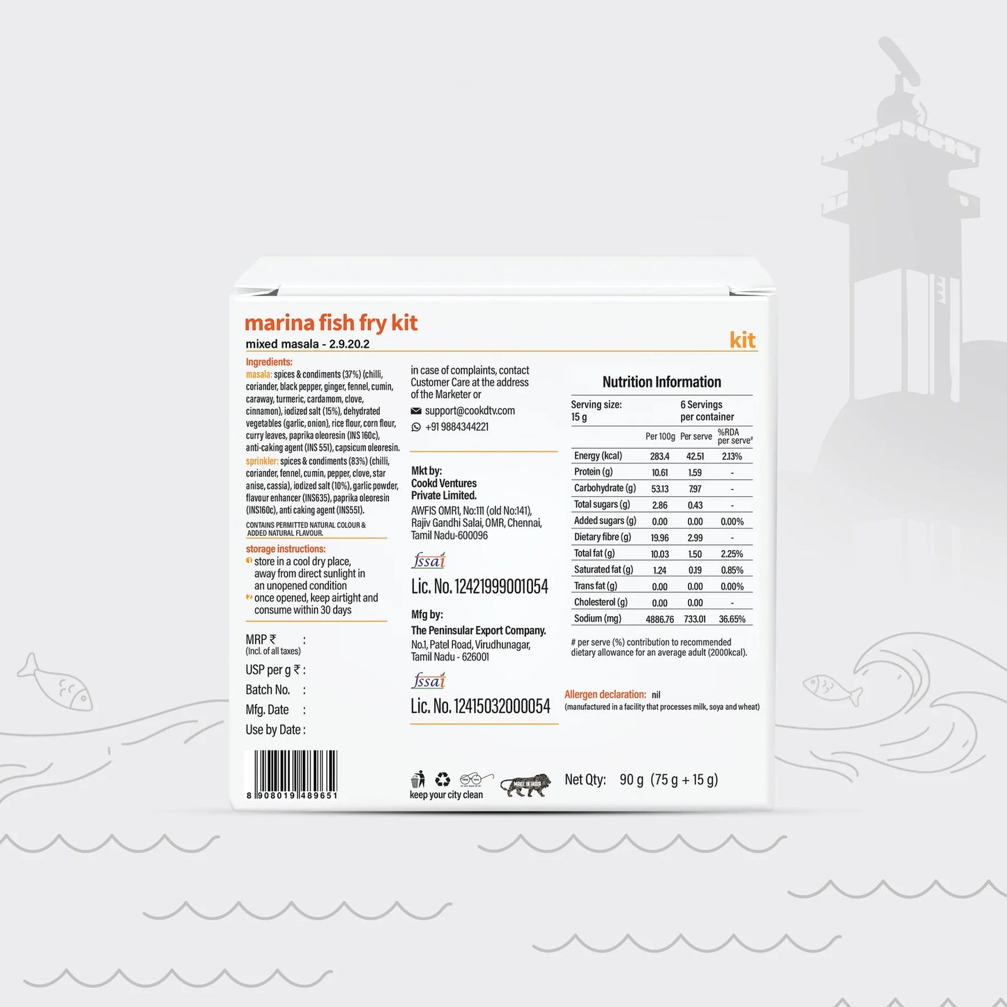 Cookd - Marina Fish Fry Kit