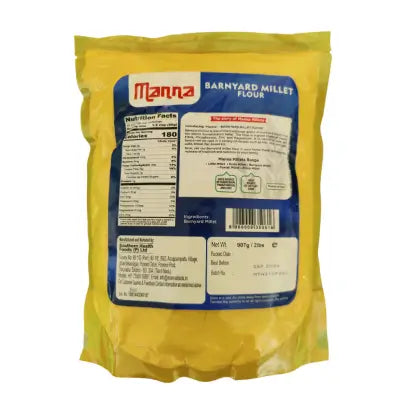 Manna Barnyard Millet Flour-1kg (pack of 1)