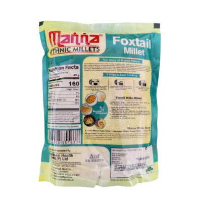 Manna Foxtail Millet 1kg (pack of 1)
