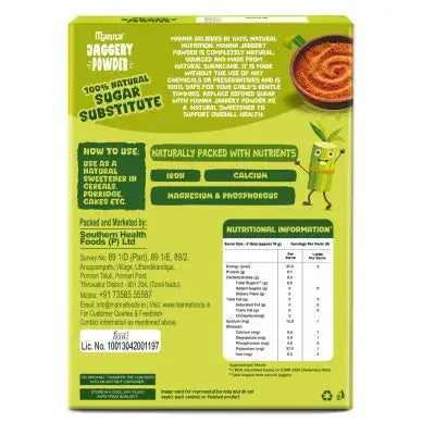 Manna Jaggery Powder 350g (pack of 1)