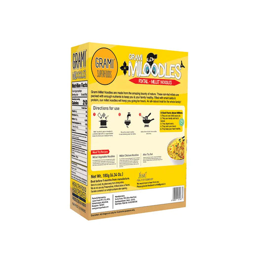 Grami Foxtail Millet Noodles 180G (pack of 1)