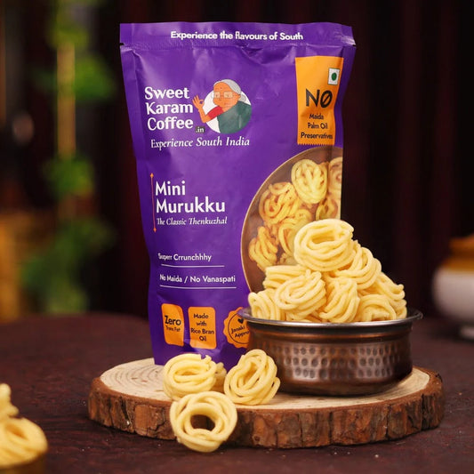 Sweet Karam Coffee's - Thenkuzhal (Mini Murukku) 150gms