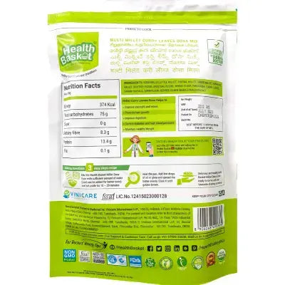Multi-Millet Curryleaf Dosa Mix-300g