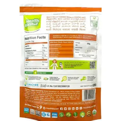 Multi-Millet Garam Masala Chapathi Mix-500g