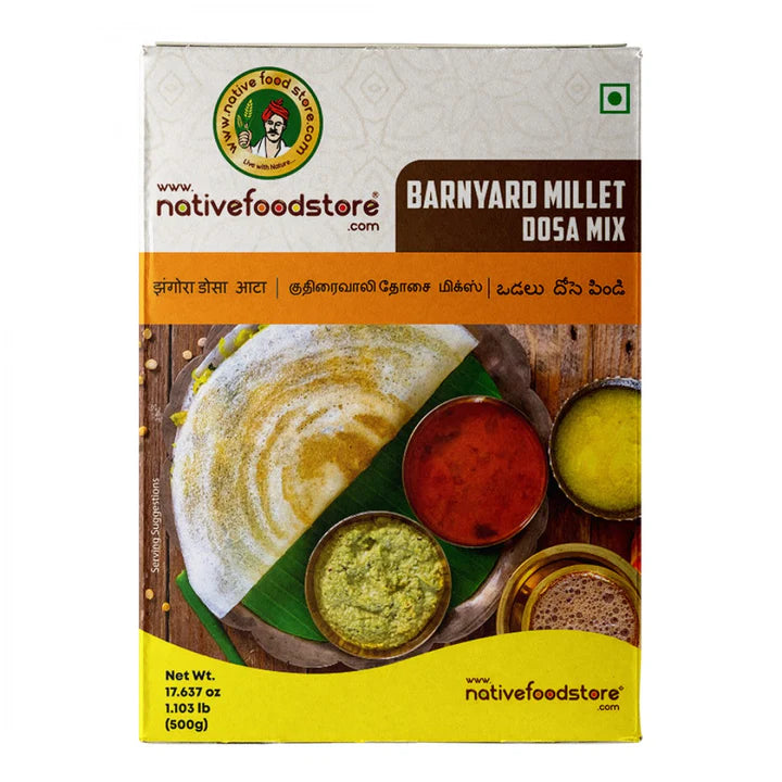 Native Food Store Millet Dosa Mix 500g - Kuthiraivali (Barnyard Millet)