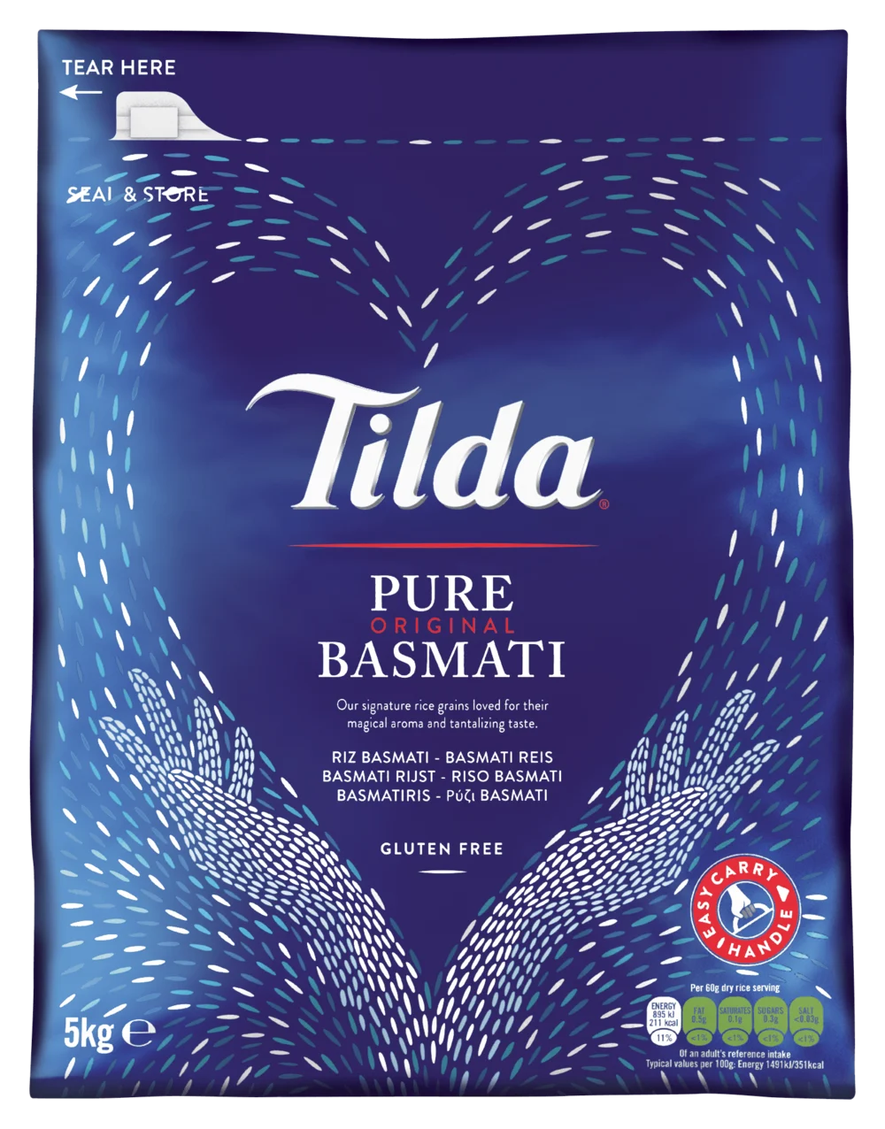 Tilda Pure Basmati Rice 5kg