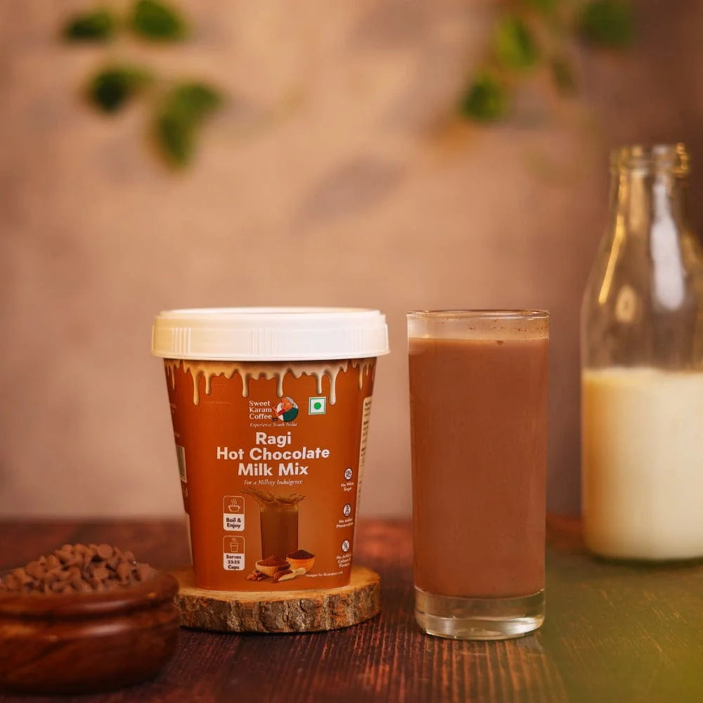 Sweet Karam Coffee Ragi Hot Chocolate Milk Mix