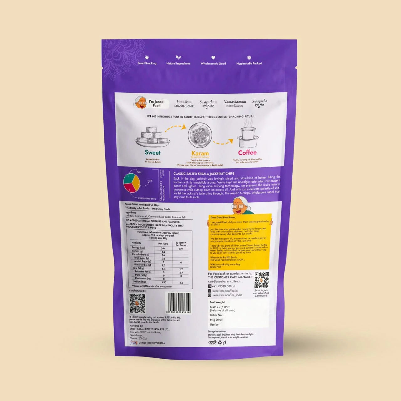 Sweet Karam Coffee's - Kerala Jackfruit Chips 50gms