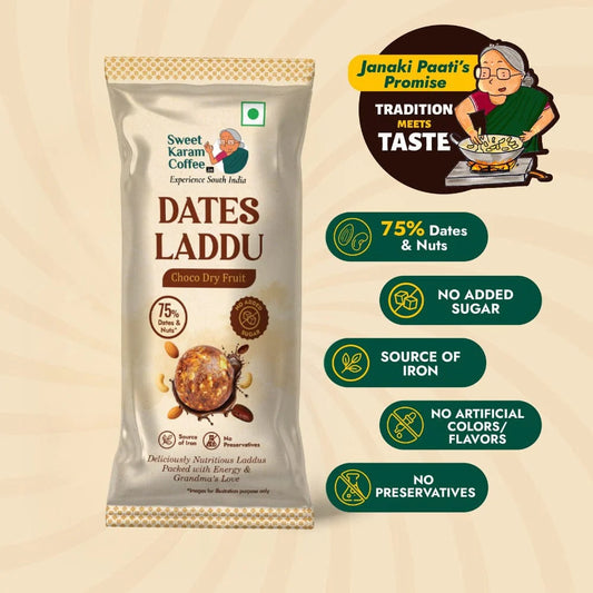 Sweet Karam Coffee's- Dates Laddu Sample pack 45gms