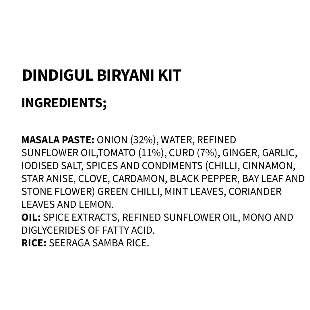 Cookd - Dindigul Biryani Kit