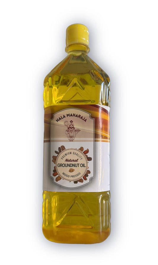 Nala Maharaja Wood Pressed Groundnut Oil - 1 litre
