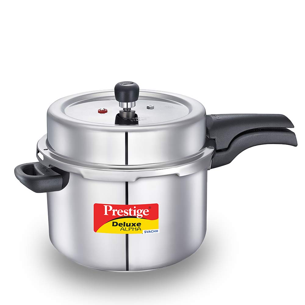PRESTIGE PRESSURE COOKER STAINLESS STEEL (INDUCTION BASE) - 8LTR