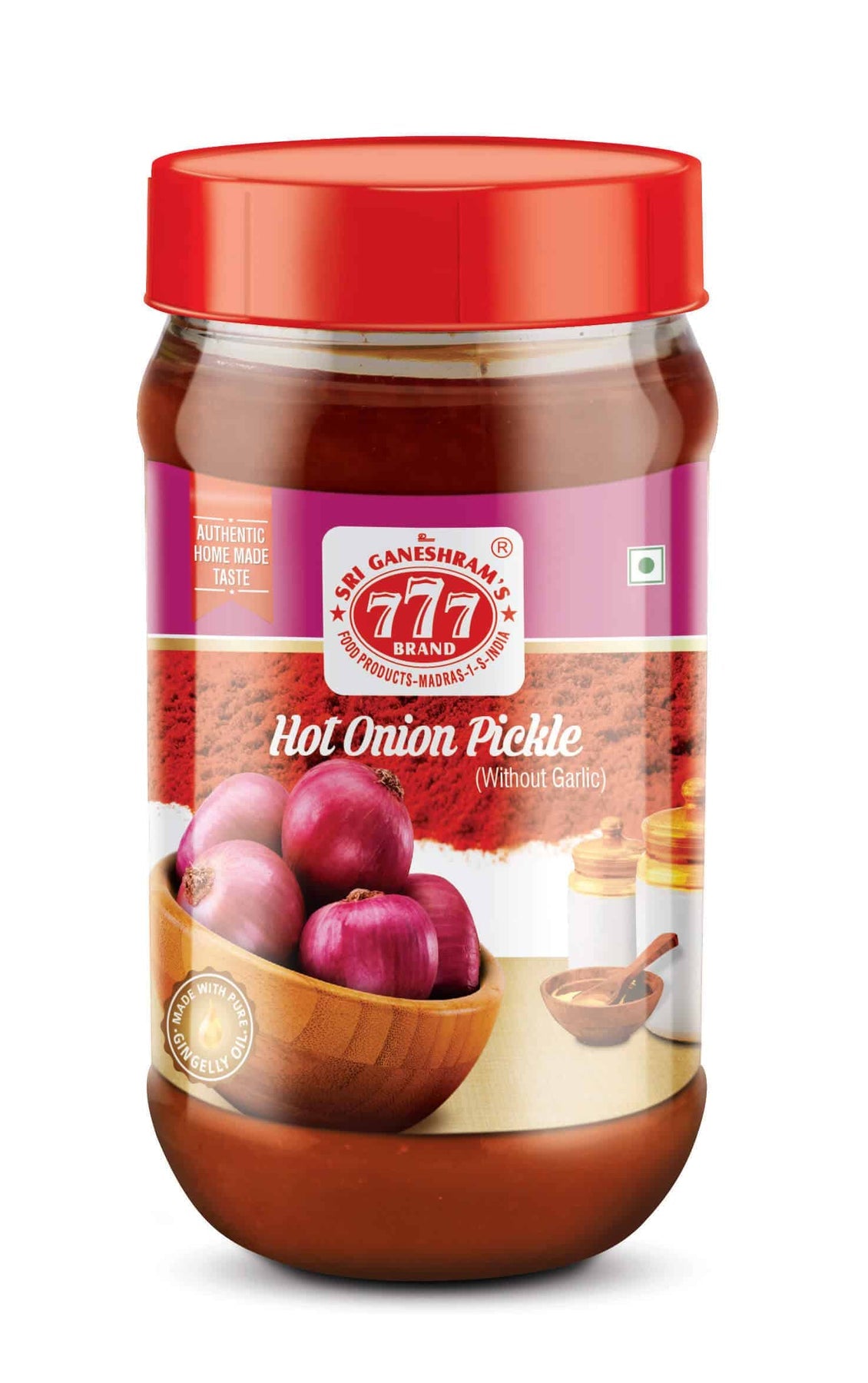 777 HOT ONION CHUTNEY / THOKKU 300G