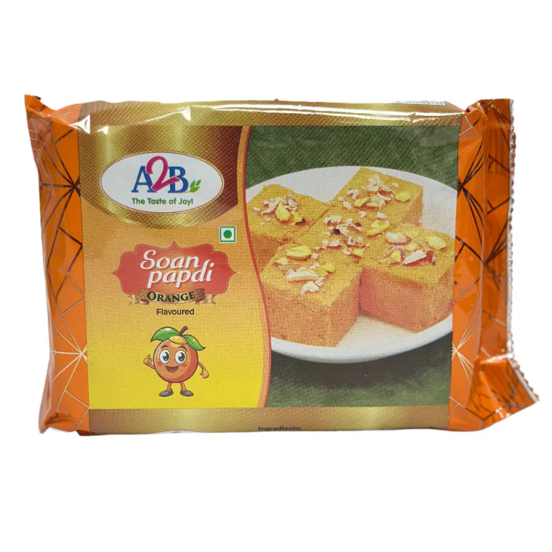 A2B Soan Papdi Orange 250gms