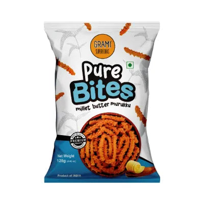 Pure Bites Millet Butter Murukku 125g