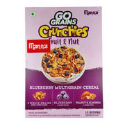 Manna CRUNCHIES FRUIT & NUT BLUE BERRY-300g (Pack of 2)