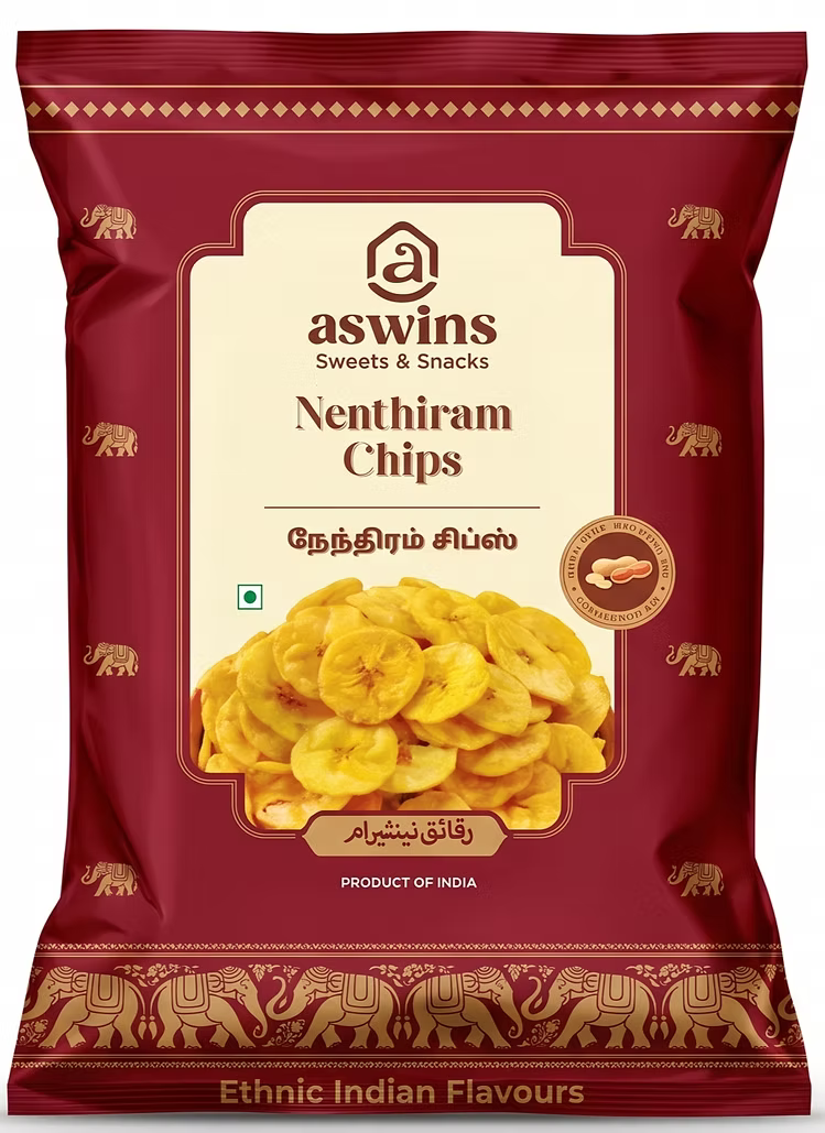 Aswins Nenthiram Chips 150g