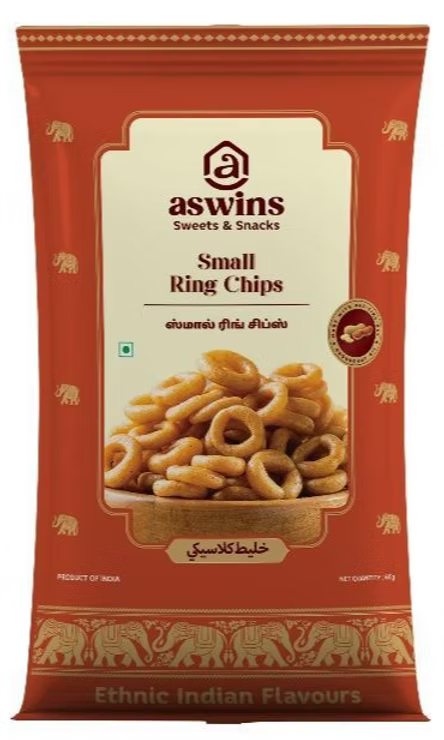 Aswins Small Ring Chips 65g