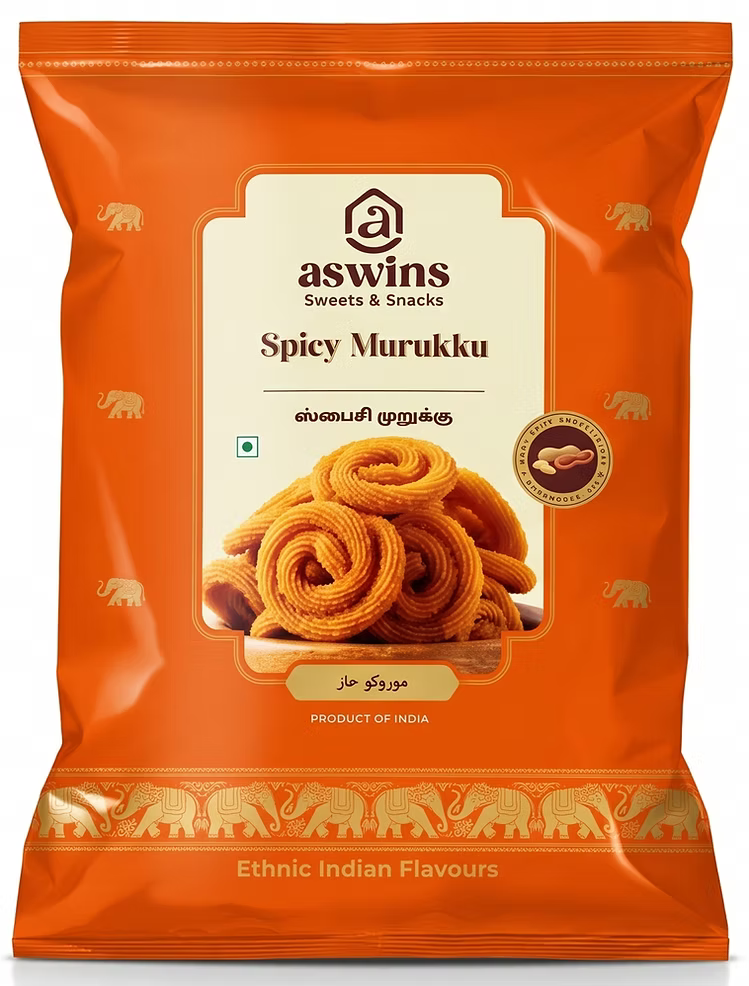 Aswins Spicy Murukku 150g