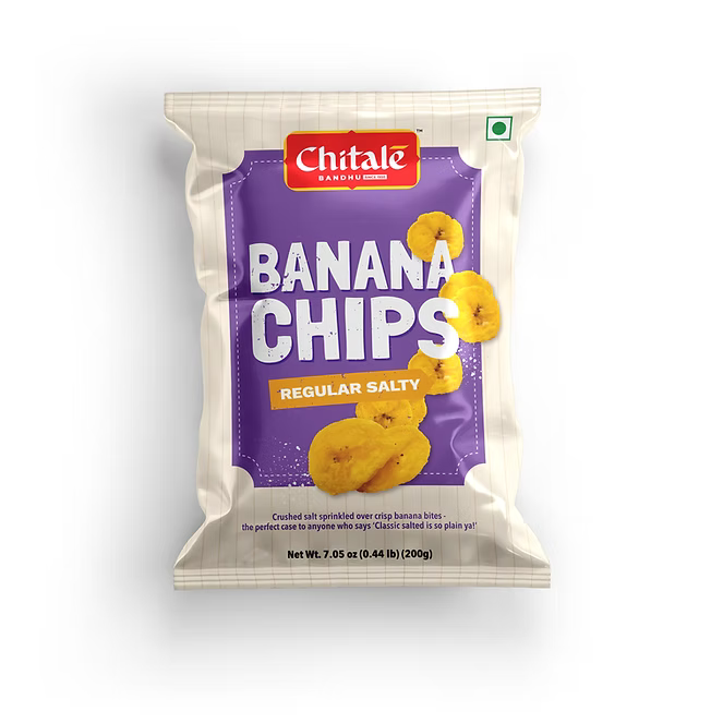 Chitale Bandhu Banana Chips Regular Salty - 200g