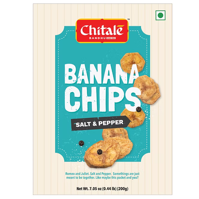 Chitale Bandhu Banana Chips Salt And Pepper  - 200g