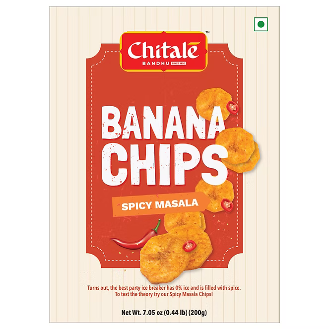 Chitale Bandhu Banana Chips Spicy Masala - 200g
