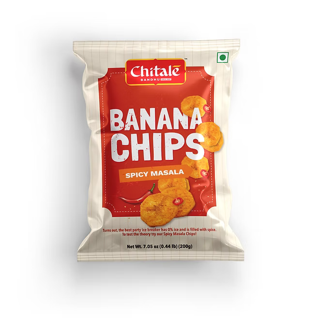 Chitale Bandhu Banana Chips Spicy Masala - 200g