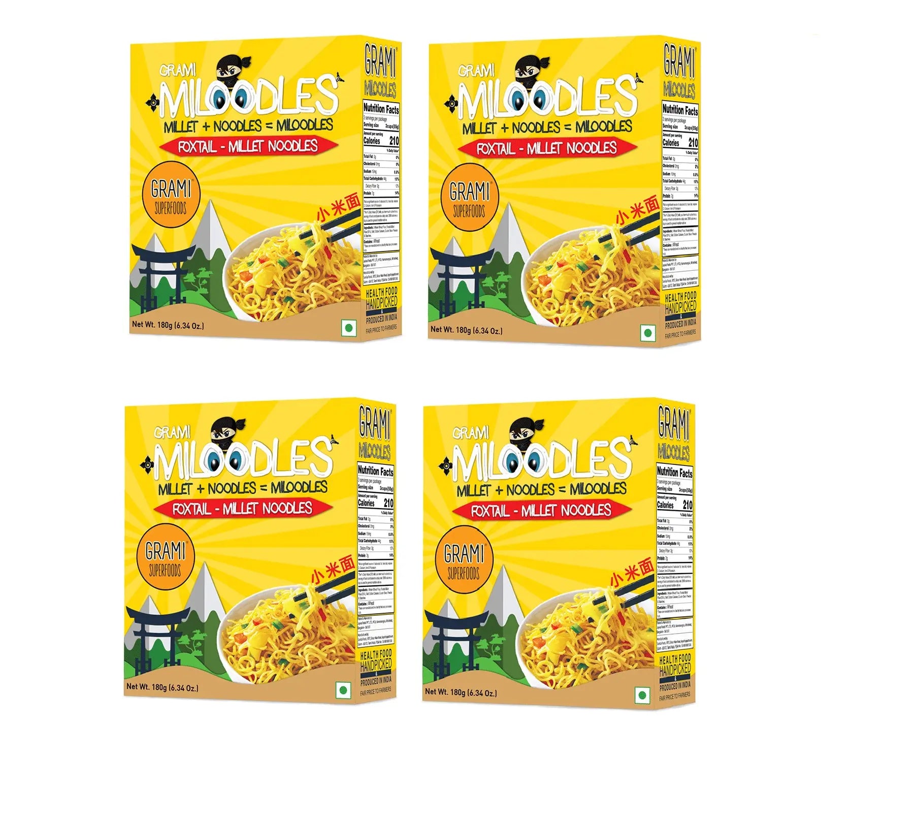 Grami Foxtail Millet Noodles 180G (pack of 1)