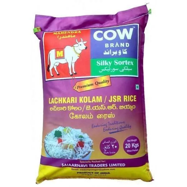 Cow brand Lachkari Kolam / JSR rice 20kgs