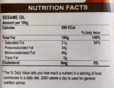 Nalla Maharaja Wood Pressed Sesame Oil - 1 litre