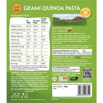 GRAMI Quinoa Penne PASTA (PACK OF 1)