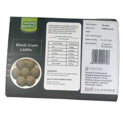 Health Basket Black Gram Laddu (6 Nos)