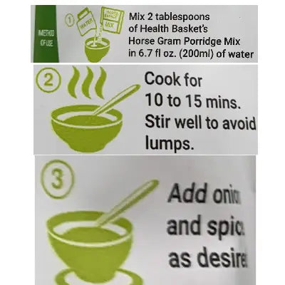 Health Basket Horse Gram Porridge Mix 500 Gms