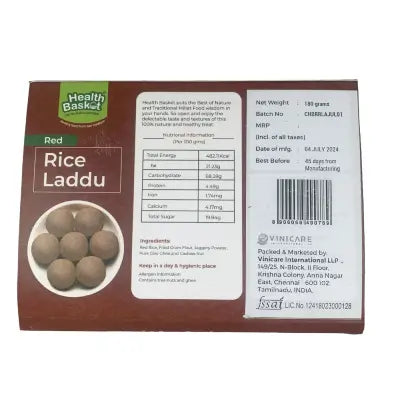 Health Basket Red Rice Laddu (6 Nos)