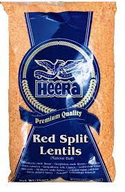 HEERA RED SPLIT LENTILS 2KG