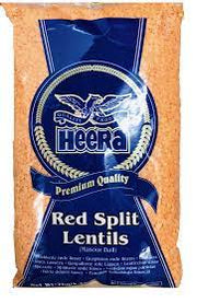 HEERA RED SPLIT LENTILS 2KG