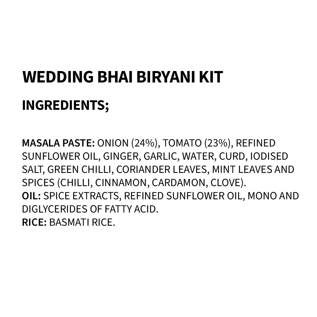 Cookd - Wedding Bhai Biryani Kit
