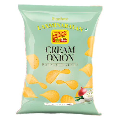 Laxminarayan Cream and Onion Wafer 60g