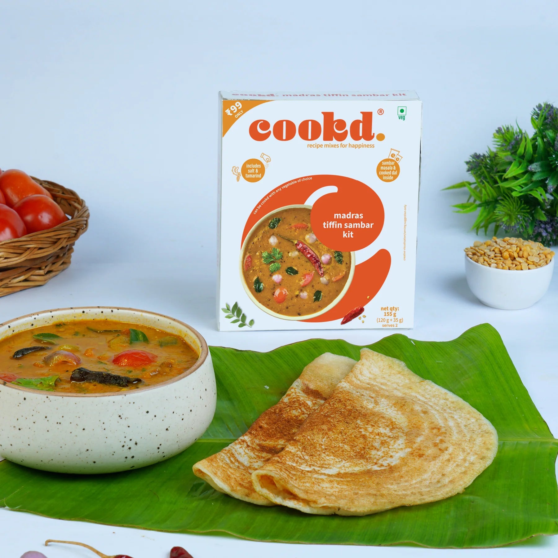 Cookd - Madras Tiffin Sambar Masala