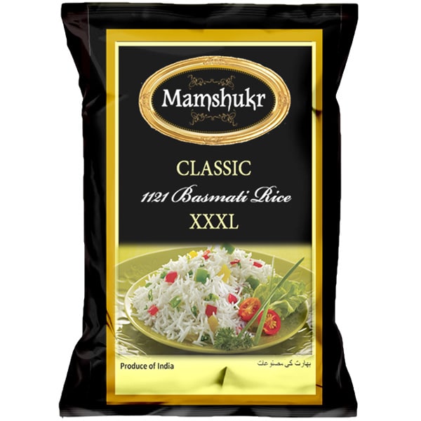 Mamshukr Classic Basmati rice  XXXL 20kgs