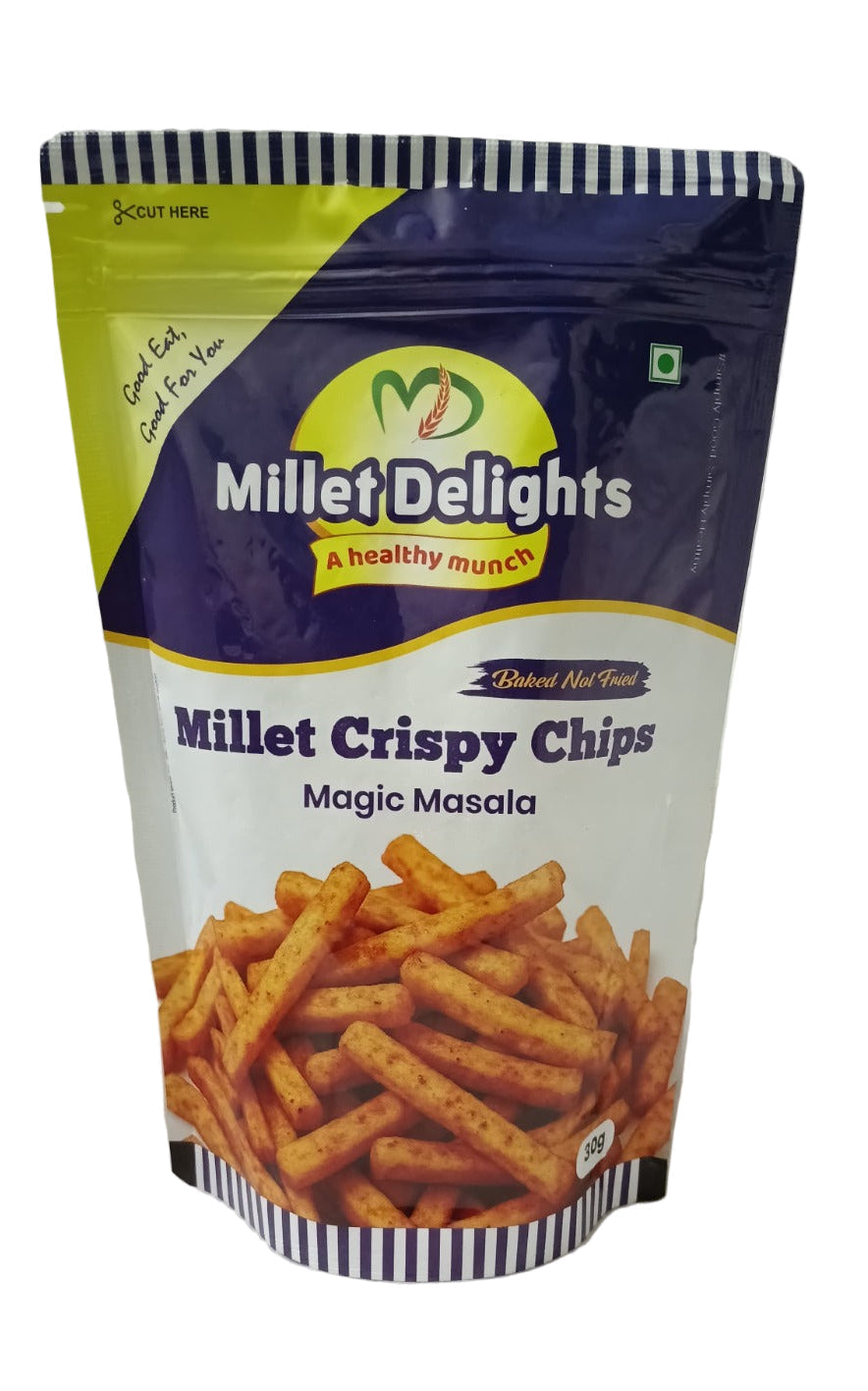 MILLET DELIGHTS - MILLET CRISPY CHIPS - MAGIC MASALA