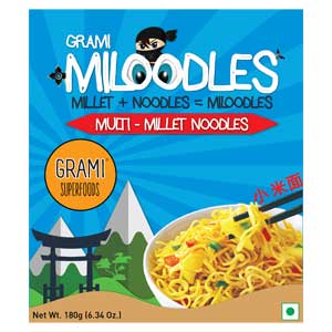 Grami Multi Millet Noodles – 180G (pack of 1)